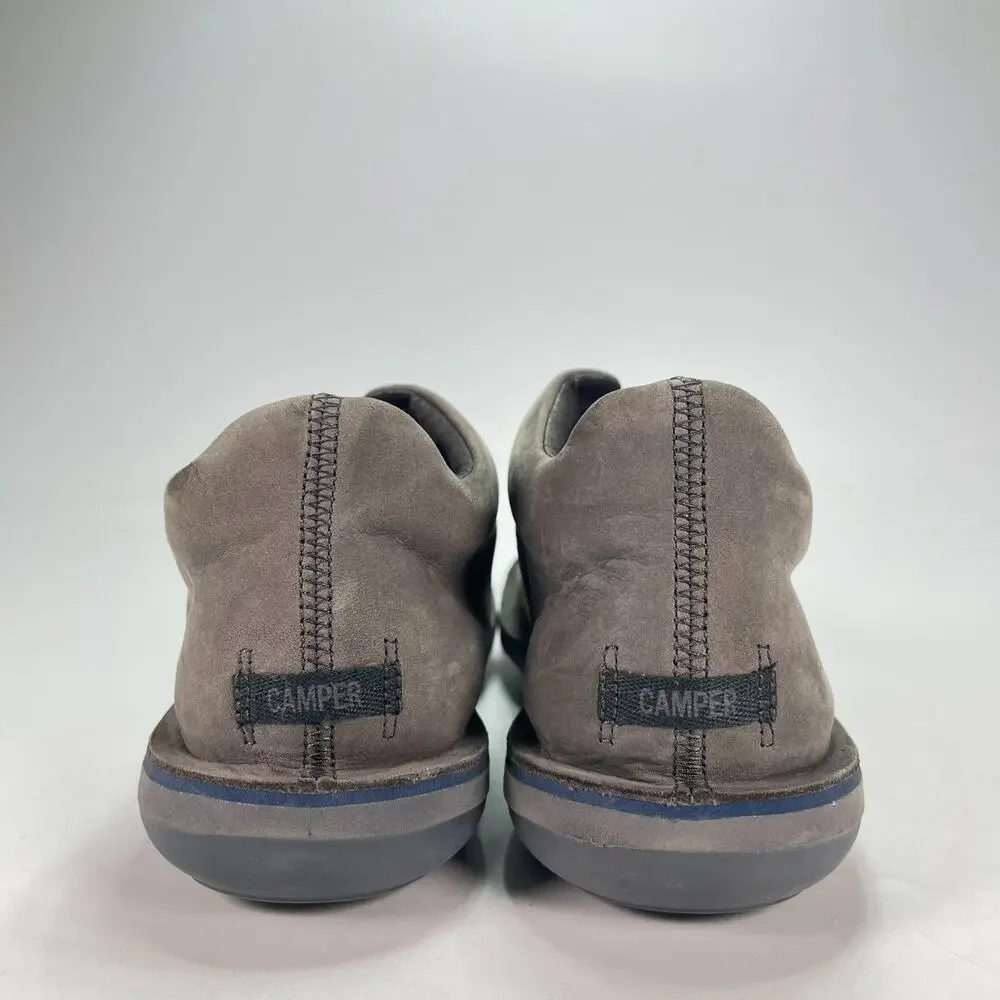 Camper Beetle Gray Suede Elastic Laces Chukka Ankle Boots Men's Sz EU 9.5 US 42